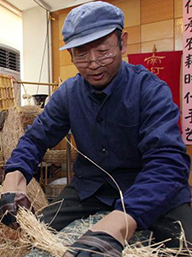 孙世安和草编技艺